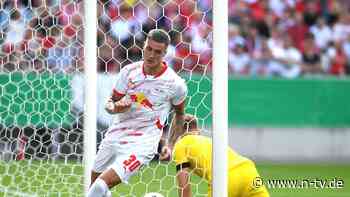 RB macht es spät torreich: Bundesligisten wehren sich weiter erfolgreich gegen erste Blamage