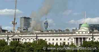 Recap after around 125 firefighters tackle blaze at Somerset House