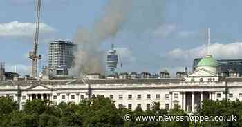Recap after around 125 firefighters tackle blaze at Somerset House