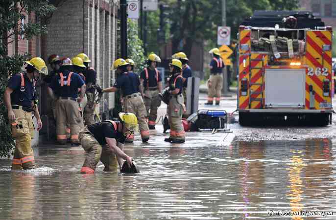 Cleanup underway after Montreal water main break floods streets and homes