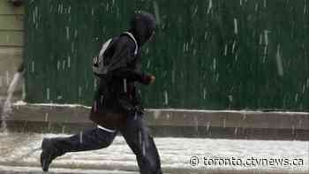 Rainfall and severe thunderstorm warnings in effect in Toronto