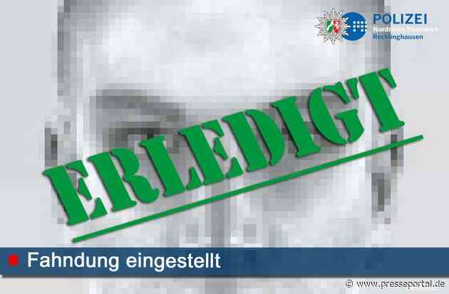 POL-RE: Kreis Recklinghausen: 14-Jährige ist wieder da - Fahndung erledigt