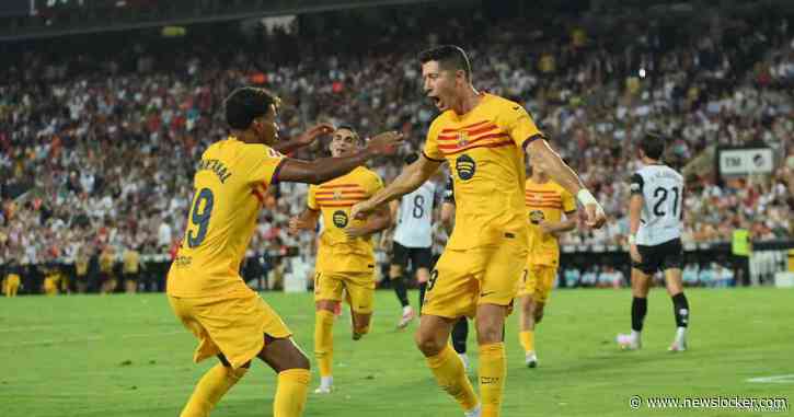 Buitenlands voetbal | Lewandowski goud waard voor Barça, AC Milan knokt zich met invaller Reijnders naar punt