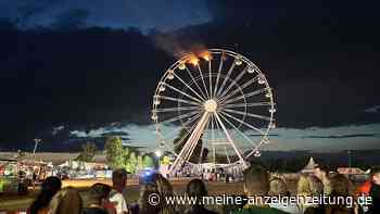 Riesenrad fängt bei Festival Feuer - rund 30 Verletzte