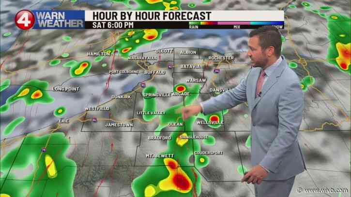 Rain, thunderstorms move through Western New York