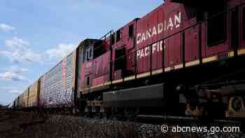 Possible work stoppage at Canada's two largest railroads could disrupt US supply chain next week