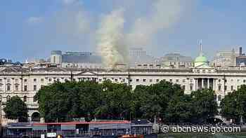 Fire breaks out at London's Somerset House, home to priceless works by Van Gogh, Cezanne