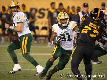 Rankin rushes for three touchdowns to power Elks to 47-22 road win over Ticats