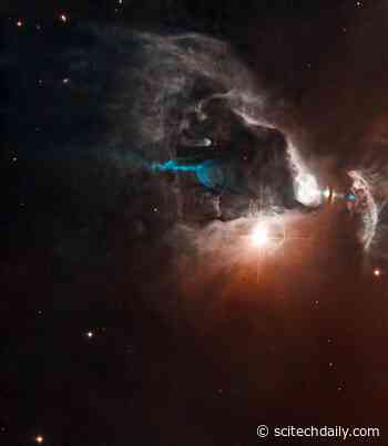 Stars in the Making: Hubble’s Front-Row Seat to FS Tau’s Cosmic Fireworks