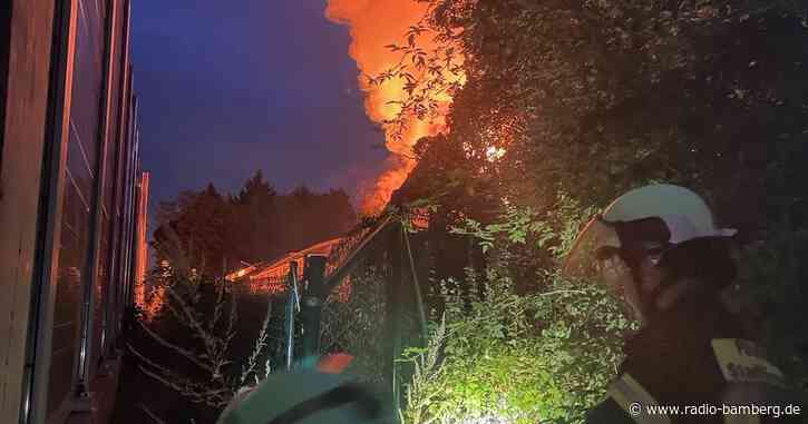 Flammen in Forchheim