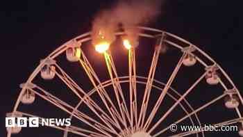 Ferris wheel blaze in Germany injures several people