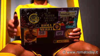 L'adesivo anti Roma sul video del Bodo Glimt 