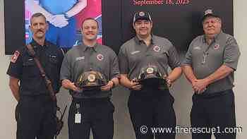 Texas FD uses helmets to highlight graduation of probationary firefighters