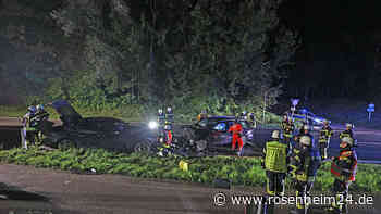 Heftiger Frontal-Crash auf B21 bei Bad Reichenhall: Beide Fahrer mittelschwer verletzt