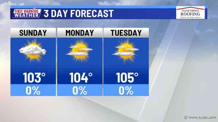 Hottest air of the summer through midweek