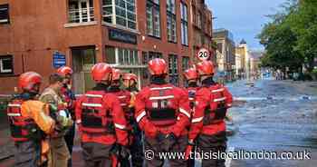 People evacuated after flooding hits homes near King's Cross station