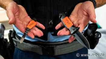 Debatte um Waffenrecht: Bundespolizei registriert Hunderte Messer-Delikte an Bahnhöfen