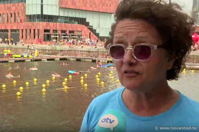 Ook vierde zwemzondag in Antwerps Bonapartedok een succes