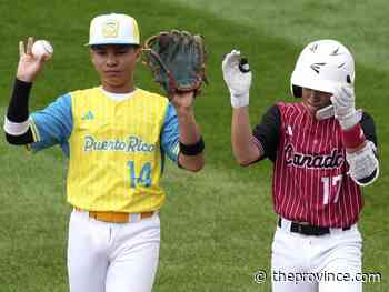 Whalley Little League defeats Puerto Rico 12-5 to get into win column at LLWS