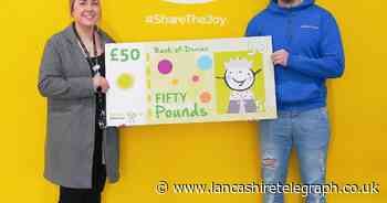 Lancashire company raises more than £1,300 for children's hospice