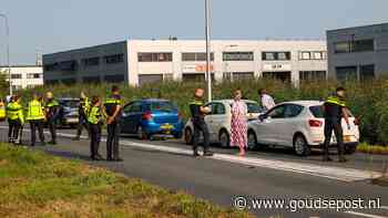 Kettingbotsing met vier voertuigen op Reeuwijkse Randweg