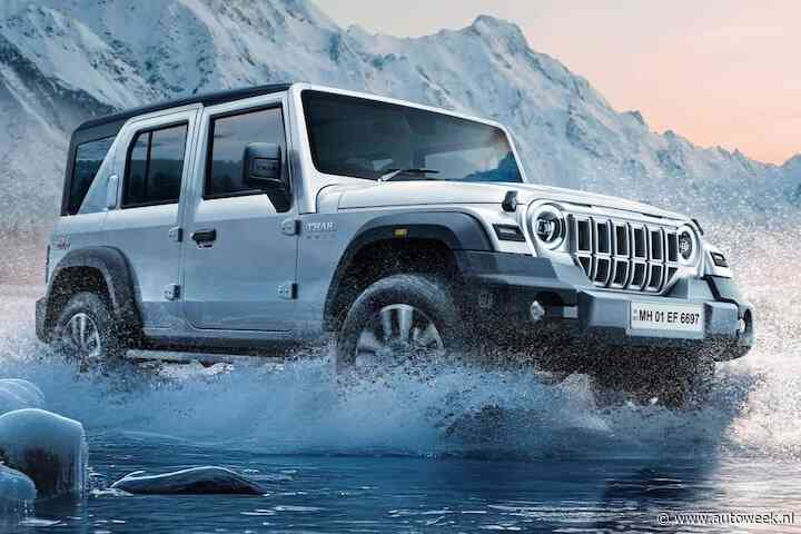 Mahindra Thar Roxx: vijfdeurs 'nep-Wrangler' uit India