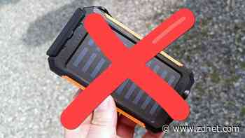 Why you should stop using your solar-powered power bank