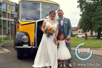 Pas getrouwd: Esmee en Bert in Heers