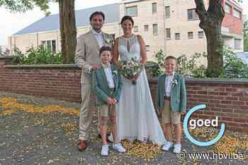 Pas getrouwd: John en Kelly in Gingelom
