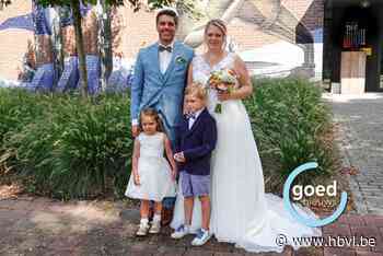 Pas getrouwd: Maarten en An in Genk