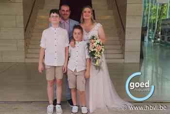 Pas getrouwd: Roan en Vicky in Lommel