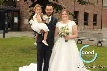 Pas getrouwd: Niels en Joyce in Hoeselt