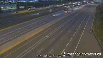 Ramp between Hwy. 403 and Hwy. 410 closed due to flooding