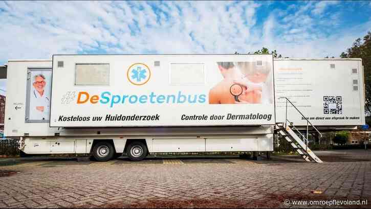 Almere - Almeerders met verdacht plekje of vlekje kunnen afspraak maken bij De Sproetenbus