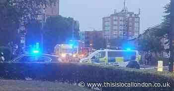 Two people taken to hospital after crash on busy Bromley road