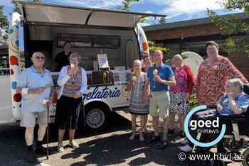 La Gelateria trakteert woonzorgcentrum op warmste zomerdag