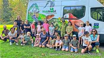 Waldmobil bei Betreuung: Im Mötzinger Wald auf Spurensuche