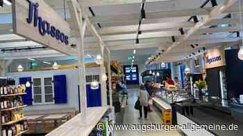 Stadtmarkt in Augsburg: Feinkost Thassos legt "zur Hälfte" los