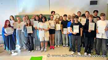 Sprachdiplome  in Nagold: Die Korrektur der Arbeiten    erfolgt    in England