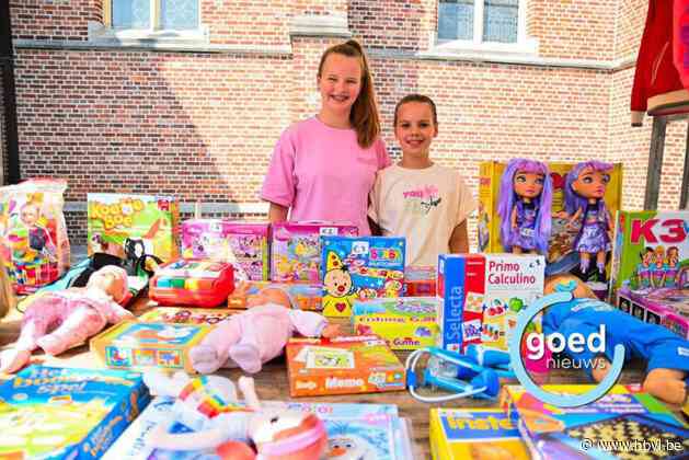 Kinderen verkopen hun speelgoed om extra te genieten van de kermis