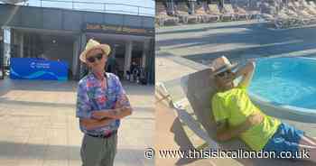 Heartwarming first pics of Beckenham street cleaner's famous holiday to Portugal