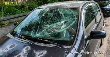 Ashley (19) pakt man die auto’s vernielt, past armklem toe en wacht totdat de politie komt