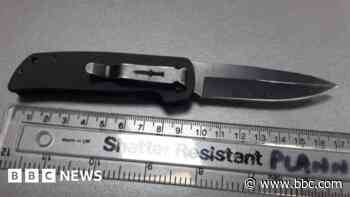 Teenager jailed after taking knife to planned demo