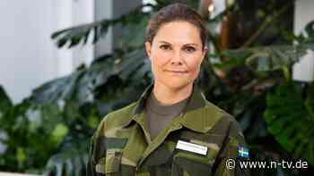 Kronprinzessin im Tarnanzug: Victoria von Schweden kehrt zum Militär zurück