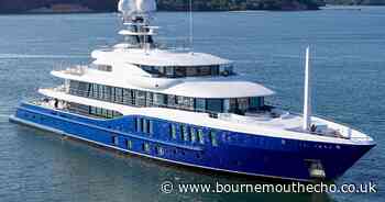 74m luxury superyacht spotted cruising into Poole Harbour