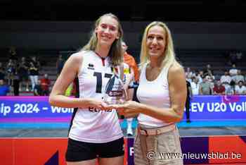 Komt toekomstige topspeelster uit Alken? Yana (17) verzilvert bronzen medaille van Tigers met plekje in dreamteam op EK U20