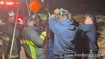 San Francisco firefighters rescue man trapped in sewer pipe