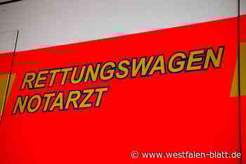 Unfall auf dem Frankfurter Weg in Paderborn