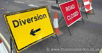 The A2 maintenance works which could cause delays for drivers