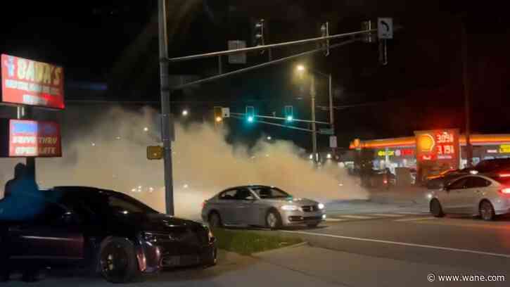VIDEO: Intersections taken over by cars drifting in Fort Wayne